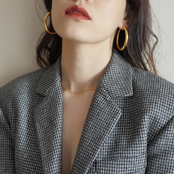 The Ultimate Gold Plated Classic Hoops Earrings - Picture 12 of 12